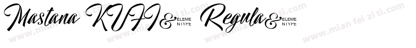 Mastana KUFI4 Regula字体转换